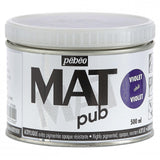 Pebeo Mat Pub, extra fine, 500 ml-Cobalt Violet Acrylic Paint