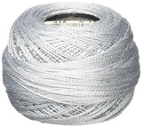 DMC Pearl Cotton Ball Size 12 141yd, Pearl Gray