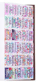 Floral Bible Tabs Laminated with Matte Film, Large Print Easy to Read, Cute Bible tabs for Women and Girl, 90 Bible Index tabs i