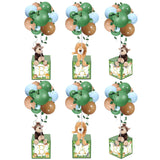 Lenwen 6 Sets Baby Letter Boxes Decorations Table Centerpieces for Baby Shower Gender Reveal,Bear Stuffed Animals Balloon with S