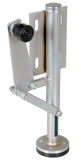 Vestil FLLKSMRR Steel Right Mount Floor Lock 10 to 12 in. Height Silver