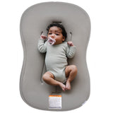 Snuggle Me Baby Lounger Curve (0-6 Months) - Premium Organic Cotton with Foam Core, Machine-Washable Cover, Buttery-Soft & Breat