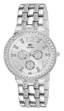 Adamo Stainless Steel Designer Silver Dial Women'S & Girl'S Analogue Watches 839Ssm09
