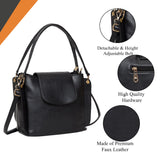 Adisa Shoulder Handbag Bag For Women And Girls With Sling Belt (Ad4055-Bla),Black,,B07SJ5DNBJ