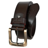 Finehide Genuine Leather Belt For Men Perfect For Formal And Casual Wear With Adjustable Waistband Buckle, Classic And Original 