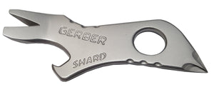 Gerber Gear Shard Keychain - Mutlitool Keychain With Bottle Opener, Screwdriver, And Wire Stripper - Edc Gear And Equipment - Si