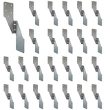 Hurricane Straps Tie Brackets Joist Hanger 20 GaugeGalvanizing Face Mount Joist Hangers for Wood Hurricane Ties Widely Applicabl