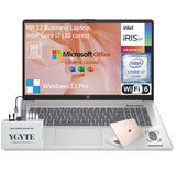 HP 17 Touchscreen Laptop PC, 17.3 Inch HD+ Touch Screen Business Laptop Computer, Intel Core i7, Windows 11 Pro, 32GB RAM 2TB SS
