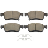 SCITOO D2115 Front Ceramic Brake Pads Sets w/Hardware Replacement For Honda For Accord 2018-2021