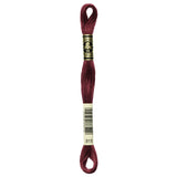 DMC 117815 6 Strand Embroidery Cotton Floss, Medium Garnet, 8.7Yard