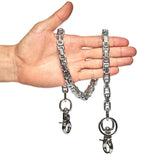newtro Stainless Steel Wallet Chain for Men Women Boy Girl, Biker Motorcycle Pants Jean Punk Long Key Chain 24 inches (ST006-24)