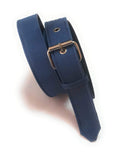 Generic Women Xxl Over Size Plus Size Denim Material Jeans Nevy Blue Belt