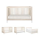 Babyletto Gelato 4-in-1 Convertible Baby Crib with Wooden Toddler Bed, Daybed & Full-Size Bed Conversion - GREENGUARD Gold Certi