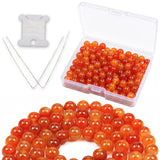 Cherry Tree Collection 100Pcs Set Carnelian 6mm Beads