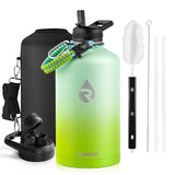 RAYMYLO One Gallon Water Bottle Insulated, Triple Walled Vacuum Stainless Steel (Cold for 48 Hrs), Leak Proof & Non-BPA, Large W