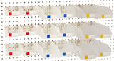 Right Arrange Pegboard Bins - Set of 18, Clear - Hooks to Any Peg Board - Organize Hardware, Accessories, Attachments, Workbench