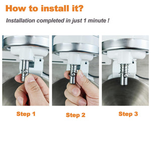 MITCHENIFY 4-Pack Stainless Steel Spring and Washer Kit Fit for Kitchenaid Stand Mixer, Quick Install Accessories and Upgrade Pa