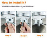 MITCHENIFY 4-Pack Stainless Steel Spring and Washer Kit Fit for Kitchenaid Stand Mixer, Quick Install Accessories and Upgrade Pa