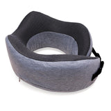 Travel Neck Pillow Memory Foam Airplane Pillow With Adjustable Strap Lightweight, Breathable & Comfortable Neck Support For 