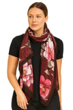 Icw WomenS (Category): WomenS Printed Scarf Dn204 (Maroon)