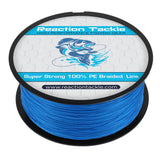 Reaction Tackle Braided Fishing Line Dark Blue 65LB 150yd