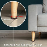 Non Slip Furniture Coasters - Premium Rubber Pads for Hardwood Floors | Anti Slip Furniture Pads | Floor Protectors and Stoppers
