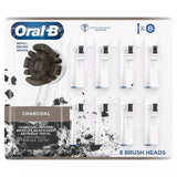 OralB Charcoal Refill Brush Heads (8Pack)