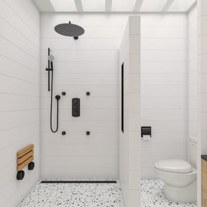 Alfi Brand Abtpc77-Bla Toilet Paper Holder, Black Matte
