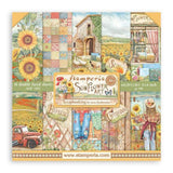 Scrapbooking Small Pad 10 Sheets cm 20.3 x 20.3 cm (8 x 8 Inches) Sunflower Art