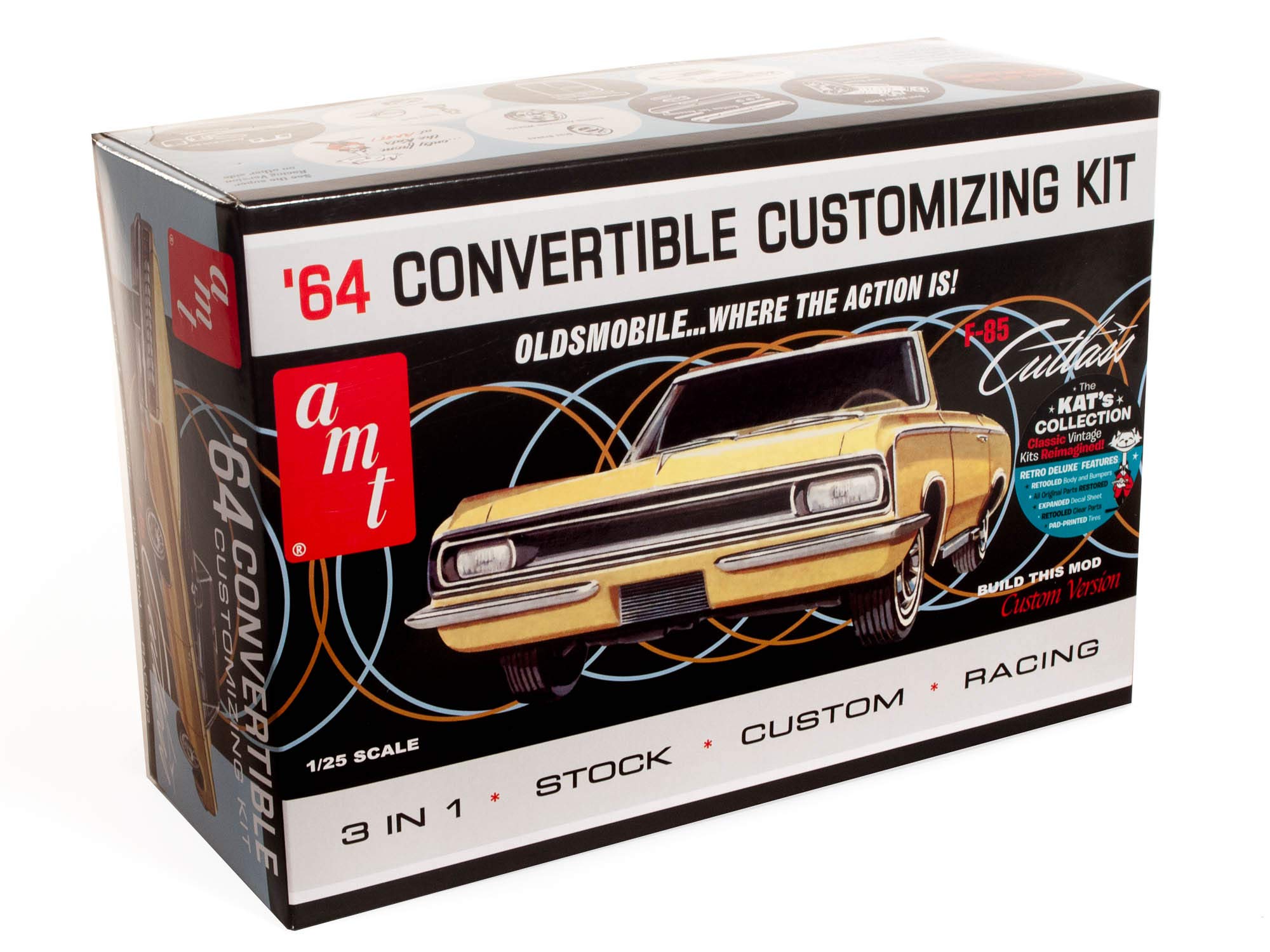 Amt 1964 Olds Cutlass F-85 Convertible125Th Scale Model Kit