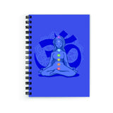 Plan To Gift Notebook A5 Plain Om Yoga Blessing Notebook Wire Bound Spiral Printed Pages:160 (Size A5)
