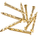 MD Building Products 21485 11/4Inch Screw Nails for Carpet Metal, 12 Per Pack