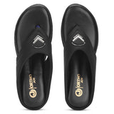 Ortho Joy Doctor Footwear For Women|| Fancy Slippers For Women || Orthopedic Women'S Fancy Slipper/Sandal For Women,Black,5,B0D5QT7QX4