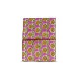 Saras Aajeevika 9 X 7 Inch Red Handmade Diary With Thread Lock | EcoFriendly Handmade Paper Journal | Jaipuri Printed Fabric Tr