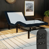 Blissful Nights Twin XL e3 Adjustable Bed Base Frame with Head and Foot Incline, Wireless Remote Control, Easy Assembly, 10 Year