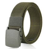 Zoro MenS Nylon Fabric Belt For Men, Plastic Flap Buckle, Fits On Upto 40 Inches Waist Size (Green, 1)
