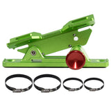 Quick Release Fire Extinguisher Mount - Neon Green Adjustable Aluminum Roll Bar Bracket for Car Jeep Wrangler (TJ/JK/JL/JKU), UT