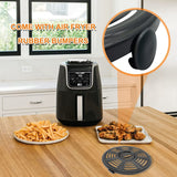 Air fryer Accessories for Ninja AF101 AF161 AF150 Air Fryer, 8.2'' Round Food Grade Air Fryer Grill Pan Grill Plate Crisper Plat