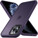 Anqrp Designed for iPhone 11 Pro Max Case Dark Purple [Support Wireless Charging], [Silky Touch] Soft Silicone Slim Anti-Scratch