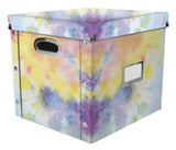 Snap-N-Store Vinyl Record Storage Box - Pack of 1-13.2 x 12.625 x 12.5 Inch LP Holder with Lid for 12-inch Records - Crate Holds