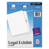 Avery(R) Legal Index Exhibit Dividers, Side Tab, 125 8 1/2in. x 11in.