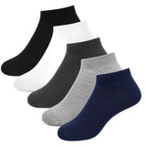Funk Orbit MenS Ankle Socks Pack Of 5, Multicolour