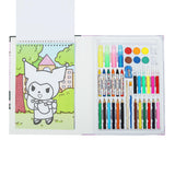 AMAFLIP Coloring Book Set for Kids 612 Art & Colour Kit for Girls & Boys | Sketch Tools, Crayons, Water Sketch, Pencils & Era