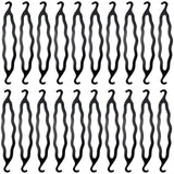 20 Pcs Plastic Hair Bun Maker, Durable Twist Shaper Hair Donuts for DIY Styling, Lightweight and Reusable Holders for All Ages