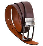 Eagle Crest Alfred Brown/Tan Formal Reversible Leather Belt For Men