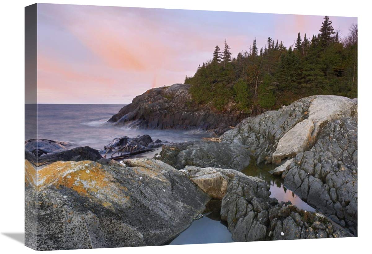 Horseshoe Bay On Lake Superior, Pukaskwa National Park, Thunder Bay, Ontario, Canada-Canvas Art-24X18