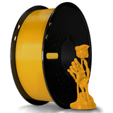 Miailuy Silk Filament PLA 1.75mm Silk 3D Printer Filament, Silk Gold 1kg Spool (2.2lbs), Dimensional Accuracy +/- 0.02 mm, Fit M
