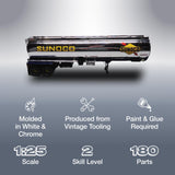 Amt Fruehauf Plated Tanker Trailer (Sunoco) 1:25 Scale Model Kit