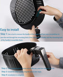 Air Fryer Replacement Basket for Power XL 5.3QT Air Fryer,Air Fryer Basket for Gowise USA 5.8QT Air Fryer, Air fryer Accessories