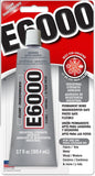 Eclectic Products 230012 3.7 oz Amazing E6000 Craft Adhesive Uncarded, Clear 6 Pack